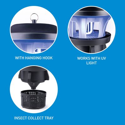 Myggfångare 9W / 230V, 100 Kvm