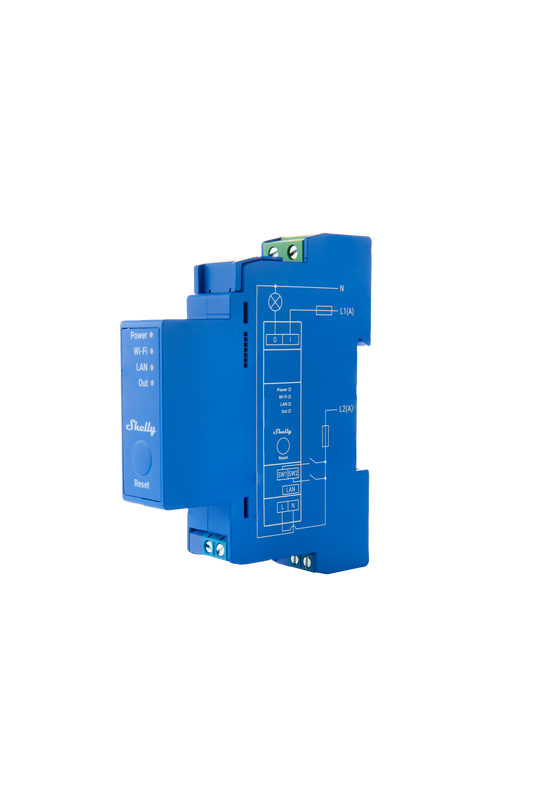 Shelly Pro 1 - WiFi och LAN kontaktor - 16A