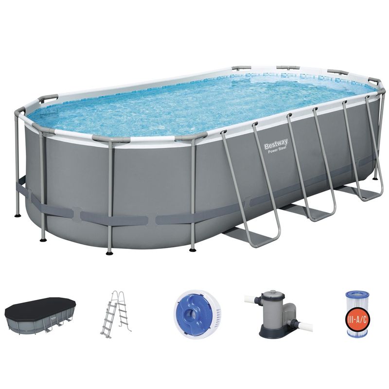 Power Steel Pool 5,49 x 2,74 x 1,22m