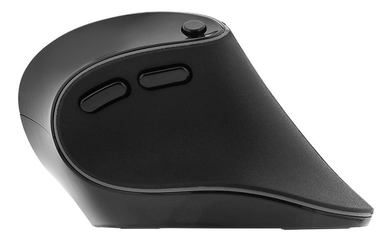 DELTACO Office Wireless vertical ergonomic mouse, silent clicks, 2400