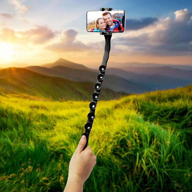 Snake Flexibel selfie-stick Svart