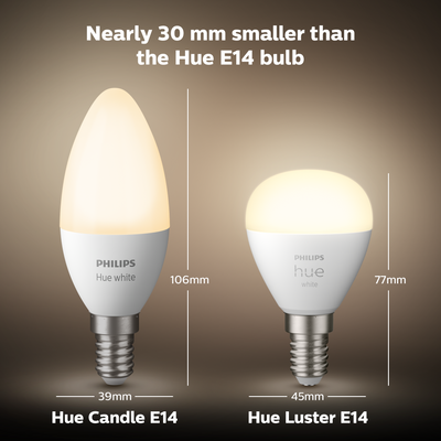 Hue White Luster E14 - 2 pack