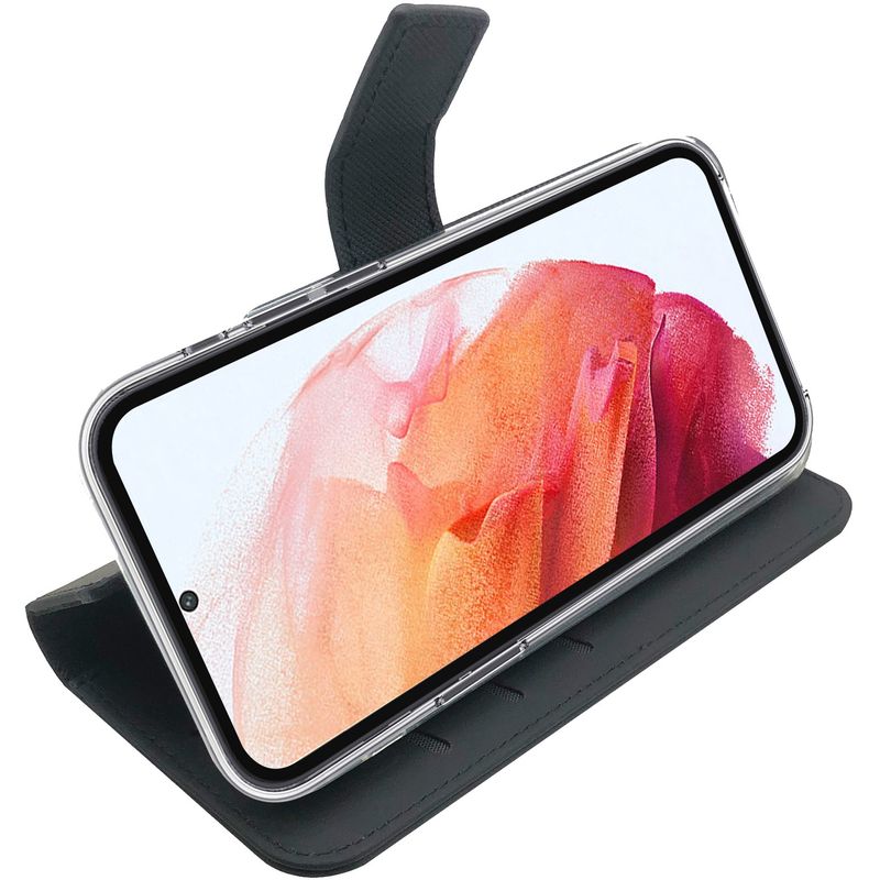 Wallet Case Galaxy S22 Svart