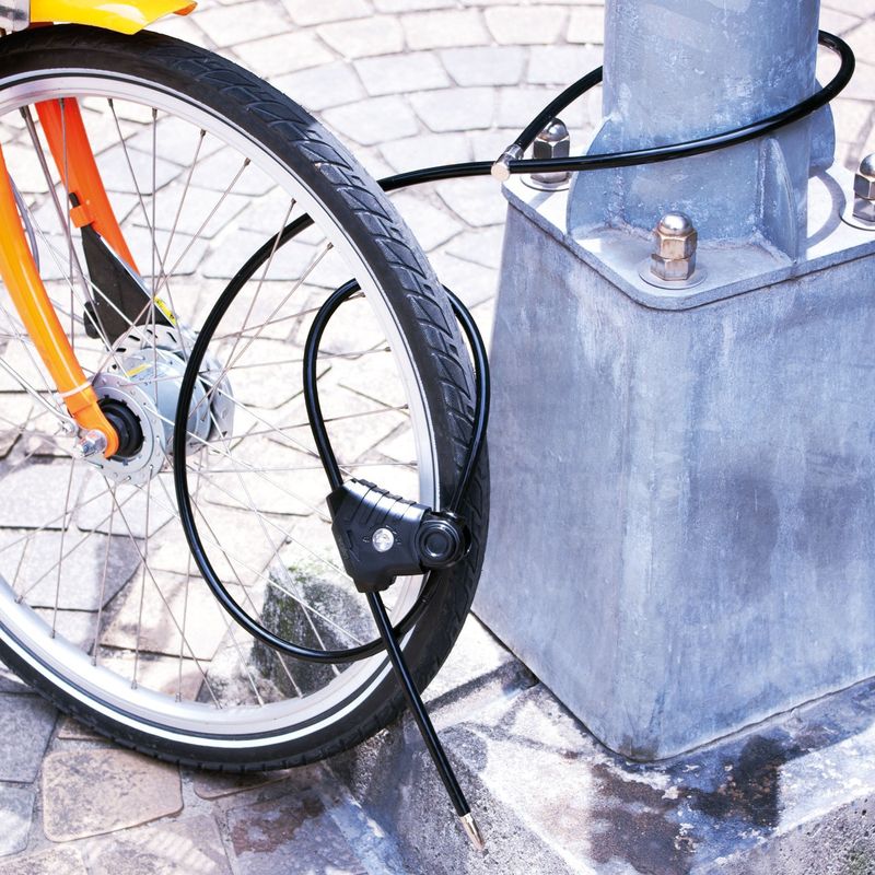 Cable safety lock, adjustable