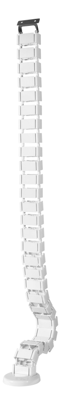 DELTACO Office, Spine Cable Organizer & Hider, White