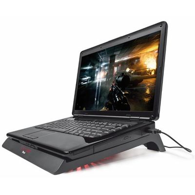 The GXT 220 Notebook Cooling Stand is designed to keep your laptop cool and comfortable while you work. Its sleek and durable design allows it to fit