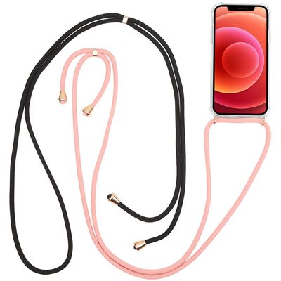 Neck strap for iPhone 13 Black + Pink