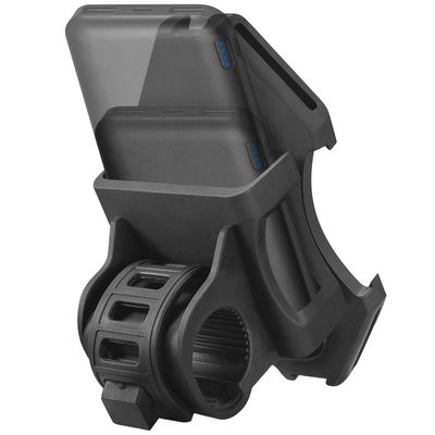 Cykel-/e-scooterhållare med inbyggd powerbank