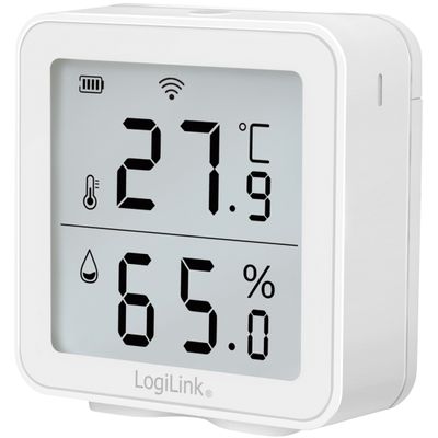 Smart Temp- & luftfuktighetssensor Wifi Tuya