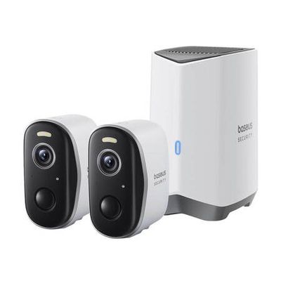 Baseus N1 Plus 2K Utomhuskamera Set ( Vit )