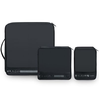 Bag organizer 3 sizes Black