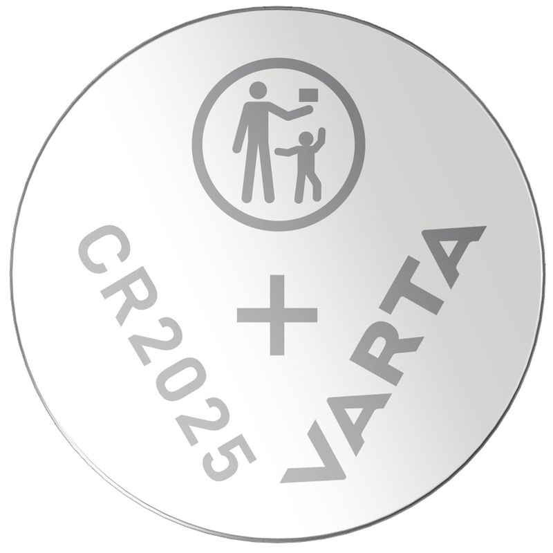 CR2025 3V Lithium Button Cell Battery 5-pack