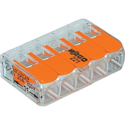 Connection clamp Wago 221 - 5 connections