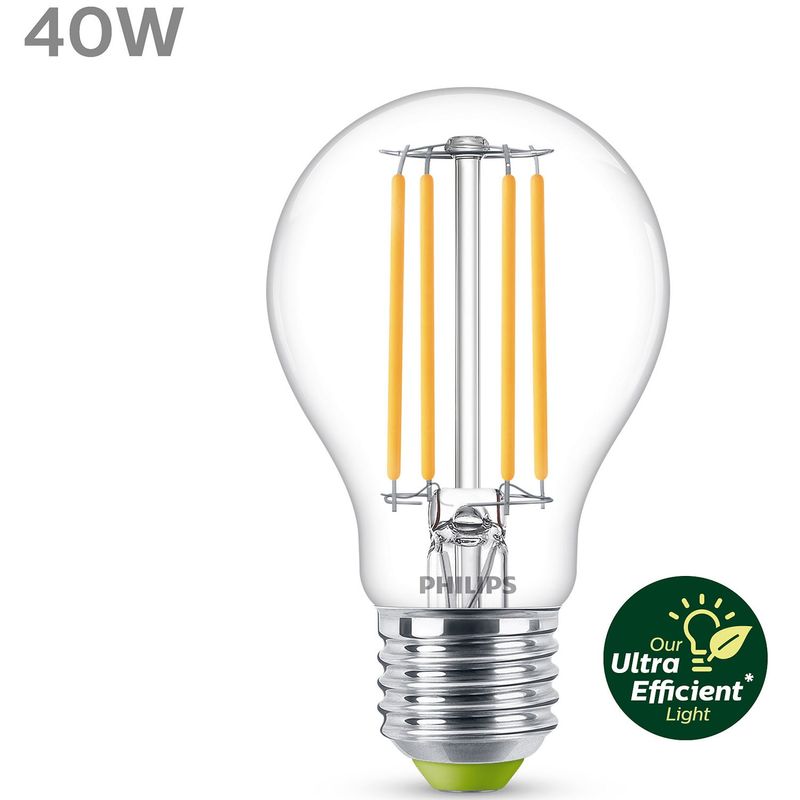 LED E27 Normal 40W Klar 485lm Energiklass A