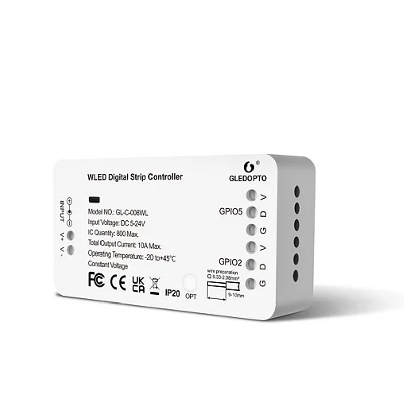Gledopto WLED Digital Strip Controller