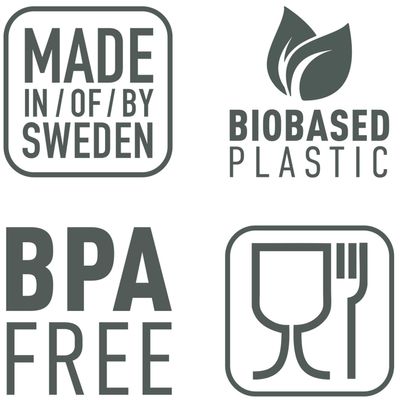 MyCup'n Lid Short 4-Pack Nature