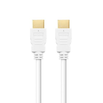 HDMI-kabel Ha-Ha Vit 1.0m