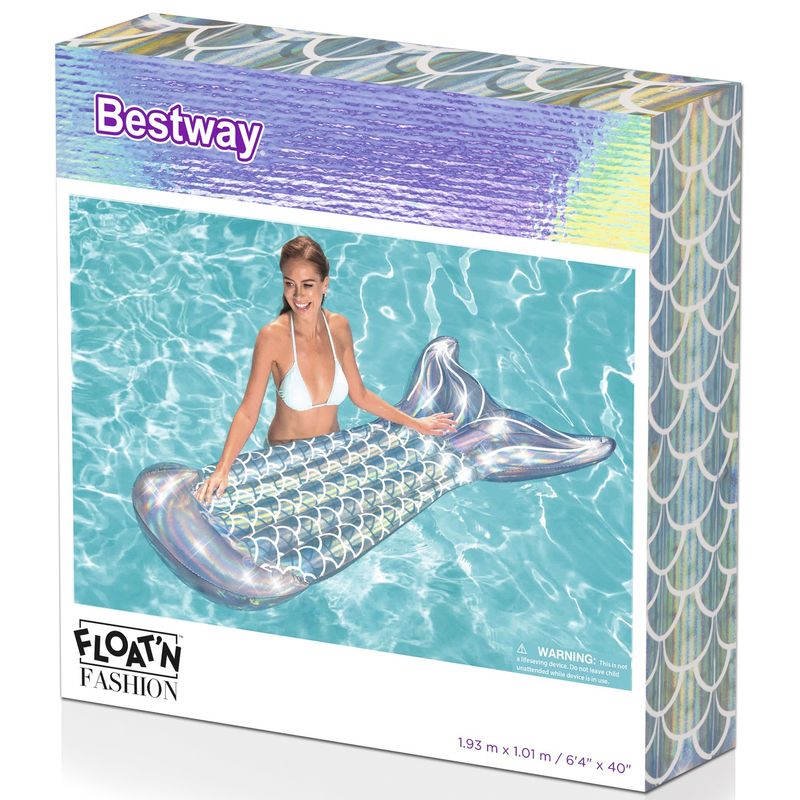 Air mattress 1.93m Rainbow shimmering