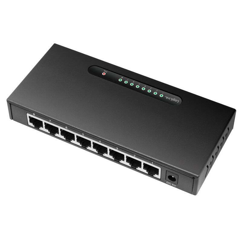 Gigabit 8-port Switch Metall