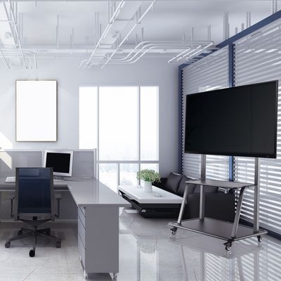 Golvstativ med hjul TV 60-105" max 150kg Sv