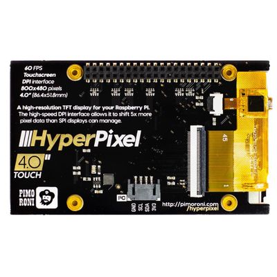 HyperPixel 4.0 - Hi-Res Display for Raspberry Pi - With touch