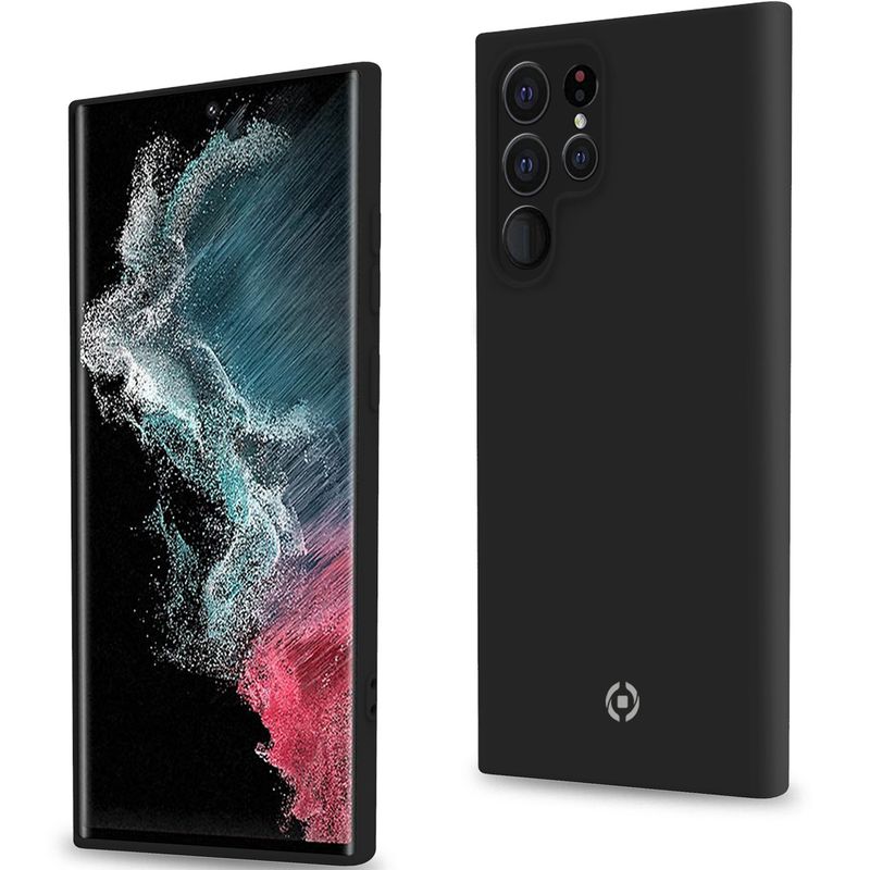 Cromo Soft rubber case Galaxy S22 Ultra Svart