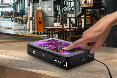 Case for Raspberry Pi 5 and the Official Raspberry Pi 7-inch Touchscreen