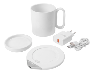 Muggvärmare & trådlös laddare