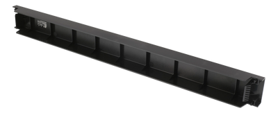 DELTACO 19" 1U blank panel, tool-free installation, black.