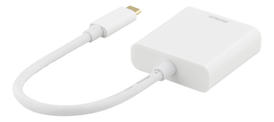 DELTACO USB-C to HDMI adapter, 4096x2160 30Hz, white