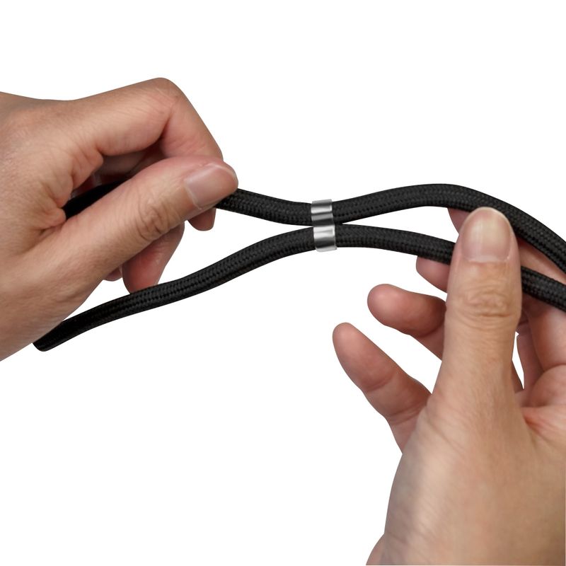 Mobilhalsband för smartphone max 6,7" Svart