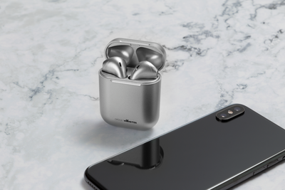 Headphones TWS Earbuds, silver