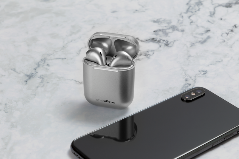 Headphones TWS Earbuds, silver