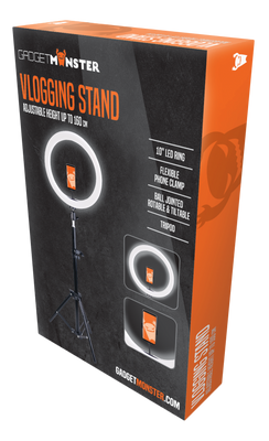 Vlogg-kit - ringlight & golvstativ