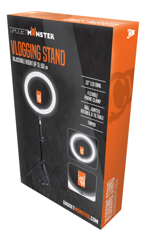 Vlogg-kit - ringlight & golvstativ