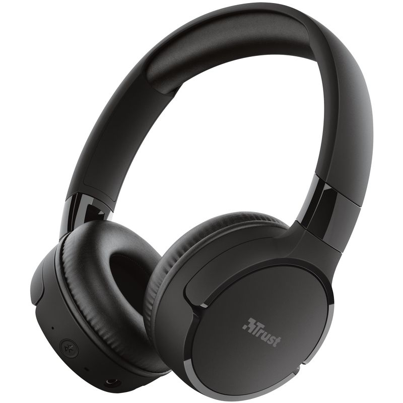 Zena Wireless Bluetooth On-Ear Headphones Black