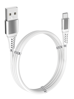 Magnetisk USB-C-USB-A laddkabel, 2m
