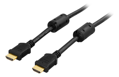 HDMI kabel 3m, Premium High Speed HDMI with Ethernet, svart