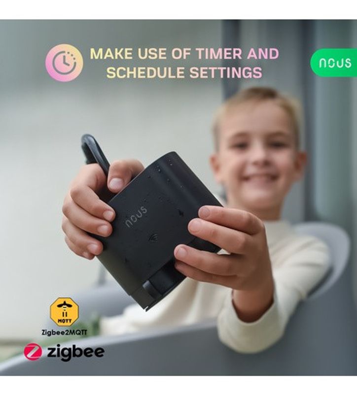 Strömbrytare utomhus IP44 Zigbee 2 uttag
