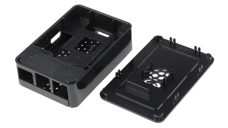 DesignSpark Raspberry Pi 3 Standard Case - Svart