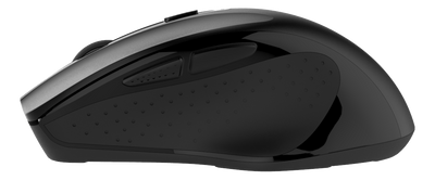 DELTACO Wireless office silent mouse, ergonomic shape, USB rec