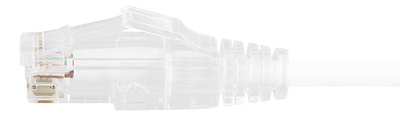 DELTACO RJ45 kontaktdon för slim kabel 28AWG, Cat6a, oskärmad, 20-pack