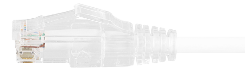 DELTACO RJ45 kontaktdon för slim kabel 28AWG, Cat6a, oskärmad, 20-pack