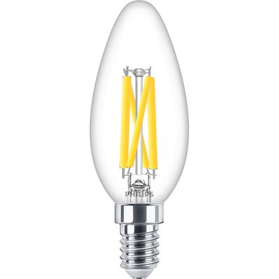 LED E14 Kron 3,4W (40W) Klar Dim WarmGlow 470