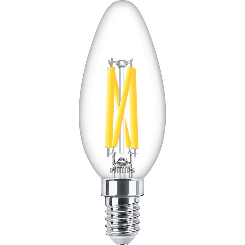 LED E14 Kron 3,4W (40W) Klar Dim WarmGlow 470