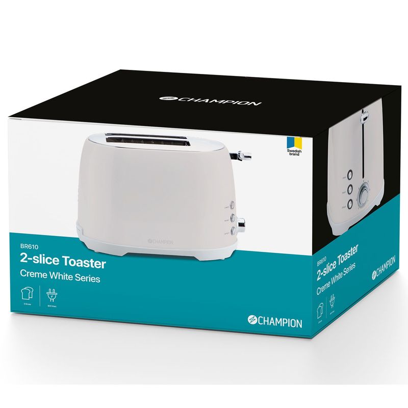 Toaster 2 slices Creme White Series