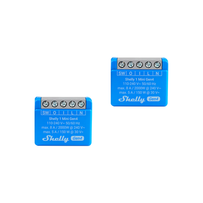 Shelly 1 Mini Gen4 2-pack