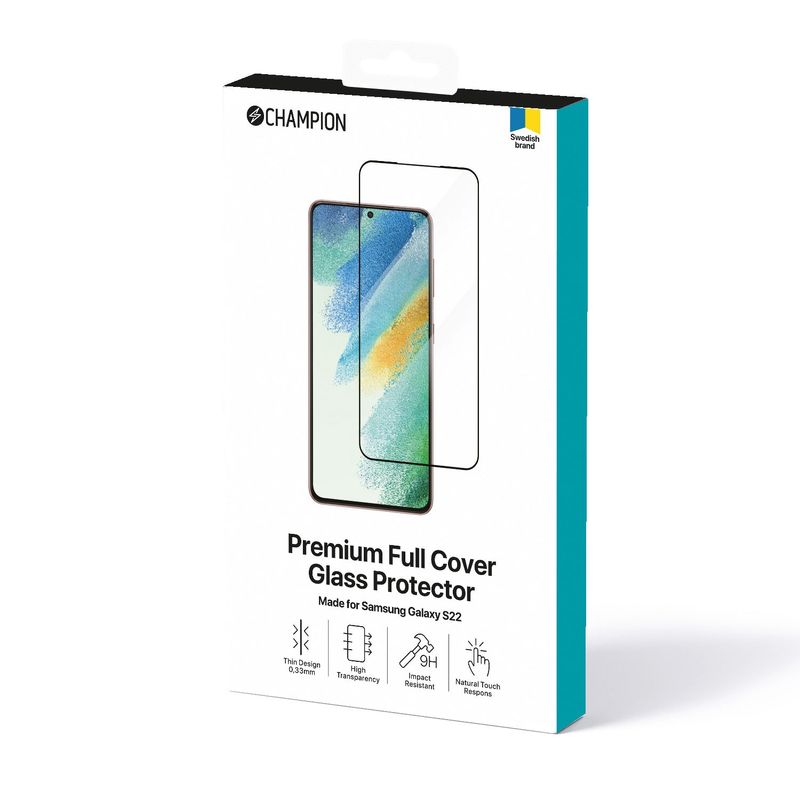 Skärmskydd Galaxy S22 Svart