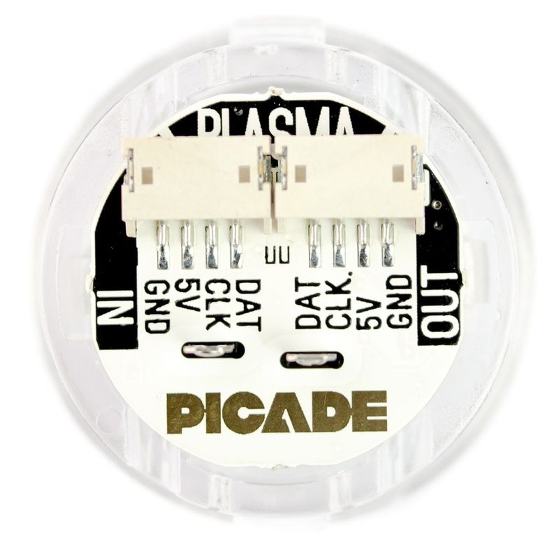 Picade Plasma Kit - Illuminated Arcade Buttons - 10-button kit