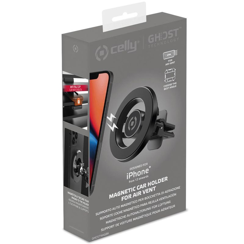 GHOSTMAG MagSafe-bilhållare för fläktgaller